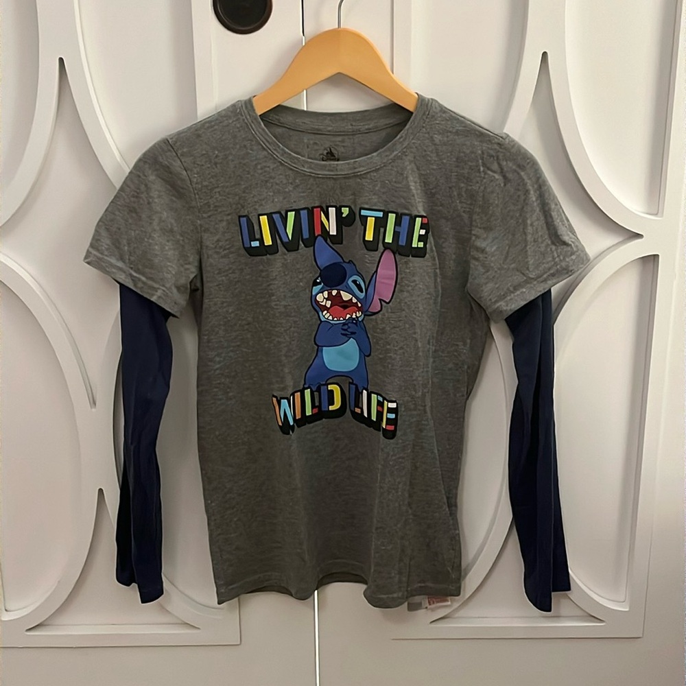 Disney Kids Stitch long sleeve shirt size 14